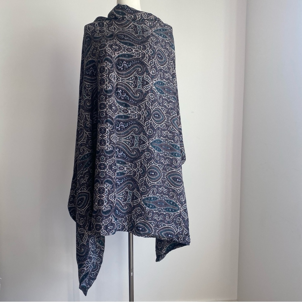 NWT Ella Moss Paisley Wrap Scarf Shawl Large Double-Sided - Picture 3 of 7